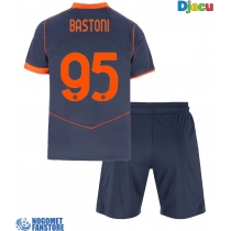 Inter Milan Alessandro Bastoni #95 Rezervni Dres za djecu 2025-26 Kratak Rukav (+ Kratke hlače)